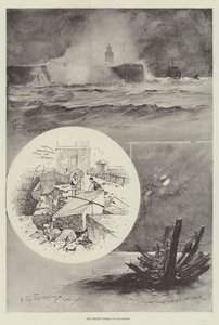 Der jüngste Sturm in Holyhead von Henry Charles Seppings Wright