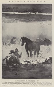 Der Spanisch-Amerikanische Krieg, der versuchte Landgang der Gussie-Expedition in Kuba