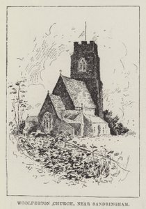 Woolferton Kirche, nahe Sandringham von Henry Charles Seppings Wright