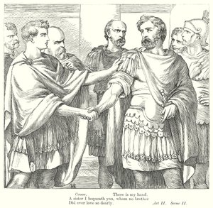 Antonius und Cleopatra (Gravur)