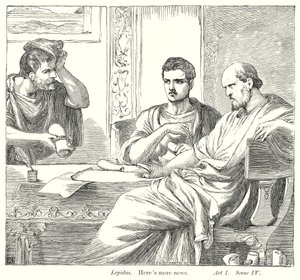 Antonius und Cleopatra von Henry Courtney (after) Selous