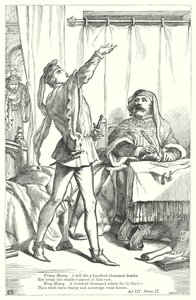 König Heinrich IV. Teil I (Gravur) von Henry Courtney (after) Selous