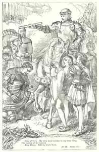 König Heinrich V. (Gravur) von Henry Courtney (after) Selous
