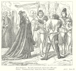 König Richard III. (Gravur) von Henry Courtney (after) Selous