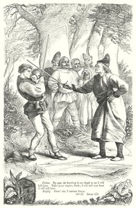 Die lustigen Weiber von Windsor (Gravur)