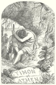 Timon von Athen (Gravur) von Henry Courtney (after) Selous