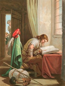 Christian weint und betet von Henry Courtney Selous