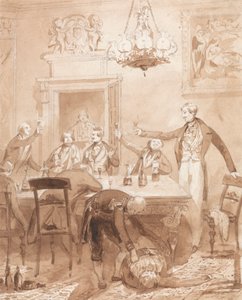 Das Leben eines Adligen: Szene die Zweite - Die erste Party von Henry Dawe
