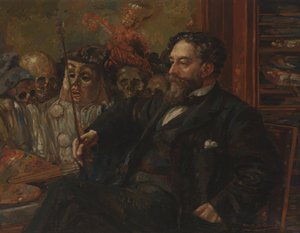 Porträt von James Ensor