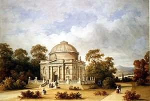 Ein Entwurf für das Hamilton-Mausoleum von Henry Edmund Goodridge