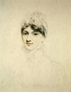 Porträt einer jungen Dame von Henry Edridge