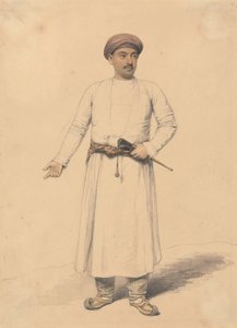 Porträt eines indischen Prinzen von Henry Edridge