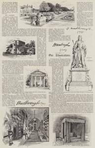 Blenheim Palace illustriert von Henry Edward Tidmarsh