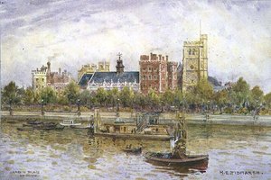 Lambeth Palace und Kirche von Henry Edward Tidmarsh