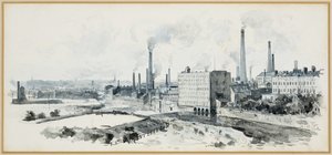 Lower Broughton vom Crescent, Salford von Henry Edward Tidmarsh