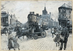 Die Kreuzung, Hulme: Ein Feueralarm