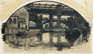 Der alte Bridgewater-Kanal-Endpunkt, Castlefield