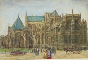 Blick auf die Kapelle von Heinrich VII. in der Westminster Abbey, 1913 von Henry Edward Tidmarsh