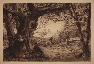 Auf dem Hügel von Henry Farrer