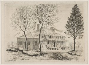 Somerindyck-Haus aus Szenen des alten New York, 1870 von Henry Farrer