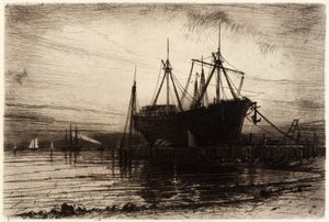 Sonnenuntergang, Gowanus Bay von Henry Farrer