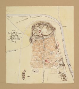 Alte Festung von Sehwan, Sindh von Henry Francis Ainslie