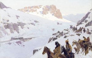 Morgen eines neuen Tages, 1906 von Henry Francois Farny