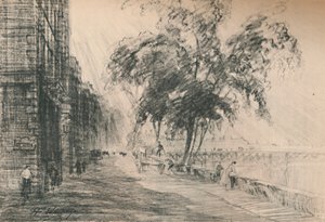 Von allen Straßen von Paris ist die Seine die interessanteste, ca. 1927