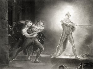 Hamlet, Akt I, Szene IV, von William Shakespeare (1564-1616) graviert von Robert Thew (1758-1802) von Johann Heinrich Füssli
