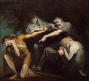 Ödipus verflucht seinen Sohn Polynices, 1786