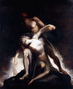 Die Vision der Sintflut von Johann Heinrich Füssli
