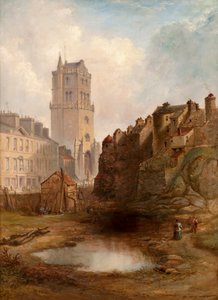 Lindsay Street Quarry und Alter Turm, ca. 1855 von Henry G. Duguid