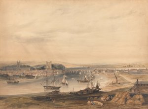 Ein Blick auf Rochester, die Stadt und den Hafen von Henry Gastineau