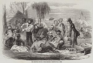 Das Weihnachts-Picknick bei den Grabungen von Henry George Hine