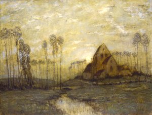 Eine alte Kirche in Montreuil von Henry Golden Dearth