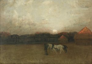 Das Stoppelfeld, ca. 1909 von Henry Golden Dearth