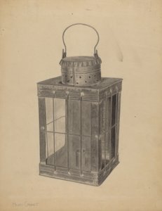 Laterne für Kerze von Henry Granet