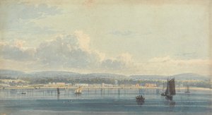 Sidmouth von der Küste aus von Henry Haseler