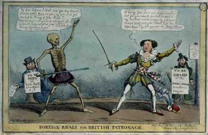 Ausländische Rivalen um britische Schirmherrschaft