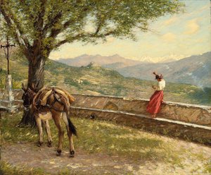 Ruf ins Tal von Henry Herbert La Thangue