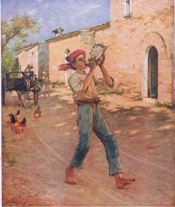 Weinende Fische in Spanien, Illustration aus Mein Magazin, 1925 von Henry Herbert La Thangue