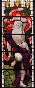 Evesham, All Saints, James Powell & Sons, Henry Holiday, Moses von Henry Holiday