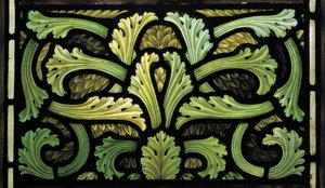 Laubmuster, Engel des Gerichts Fenster