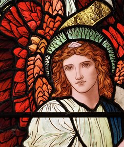 Grasmere, St. Oswald, Dienende Engel (Detail), 1893 von Henry Holiday