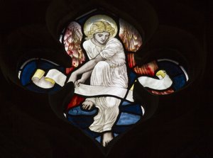 Vierpassmaßwerk, Engel