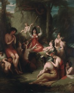 Comus hört den Beschwörungen der Circe zu, 1831