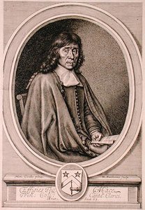 Porträt von Thomas Mace (1612-1706) graviert von William Faithorne (1656-c.1701) (Stich) von Henry I (after) Cooke