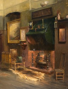 Innenraum - Das Atelier des Künstlers von Henry Jobson Bell