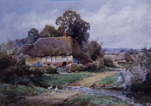 Ein Wasserspritzer in Hampshire von Henry John Sylvester Stannard