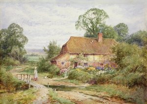 Die Hühner füttern von Henry John Sylvester Stannard